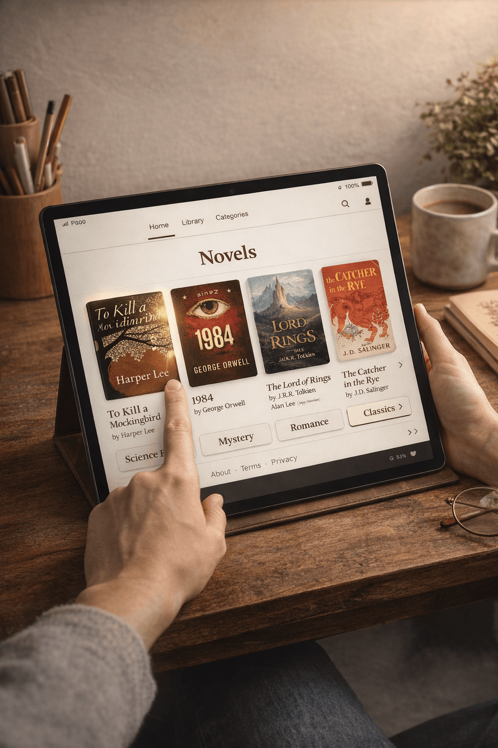 kitap.space ücretsiz kitap kütüphanesi — 1000'den fazla kitap, 20 dil seçeneği ile dil öğrenmeye başla